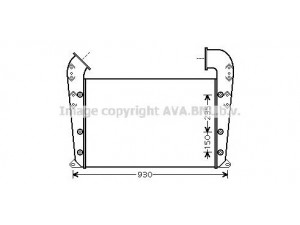 AVA QUALITY COOLING SC4018 tarpinis suslėgto oro aušintuvas, kompresorius
1365209, 1400937, 1516489