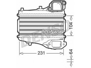 DENSO DIT40001 tarpinis suslėgto oro aušintuvas, kompresorius
19710RZ0G010M1