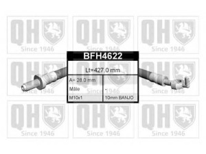 QUINTON HAZELL BFH4622 stabdžių žarnelė 
 Stabdžių sistema -> Stabdžių žarnelės
FBH 6150, 6 941 702