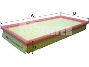 MFILTER K 429 oro filtras 
 Techninės priežiūros dalys -> Techninės priežiūros intervalai
53004383, 8953004383, 30850831