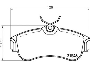 HELLA PAGID 8DB 355 018-011 stabdžių trinkelių rinkinys, diskinis stabdys 
 Techninės priežiūros dalys -> Papildomas remontas
410602F025, 410602F026, 410604M525