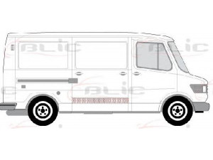 BLIC 6508-01-3545170P durys, kėbulas 
 Kėbulas -> Keleivių kabina -> Durys/dalys