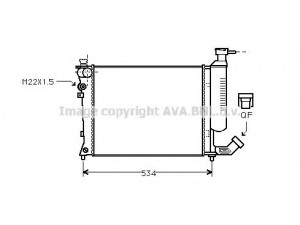 AVA QUALITY COOLING CNA2059 radiatorius, variklio aušinimas 
 Aušinimo sistema -> Radiatorius/alyvos aušintuvas -> Radiatorius/dalys
1301J8, 1301J9, 1301TG, 1301TN