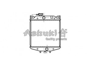 ASHUKI D550-02 radiatorius, variklio aušinimas 
 Aušinimo sistema -> Radiatorius/alyvos aušintuvas -> Radiatorius/dalys
1640087712, 1640087724