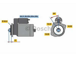 BOSCH 0 001 340 502 starteris
1219313