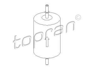 TOPRAN 302 130 kuro filtras 
 Techninės priežiūros dalys -> Papildomas remontas
1S719155BA, 4 103 735