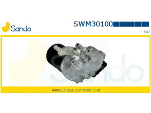 SANDO SWM30100.1 valytuvo variklis 
 Priekinio stiklo valymo sistema -> Varikliukas, priekinio stiklo valytuvai
46784604, 5170523, 9949505