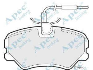 APEC braking PAD546 stabdžių trinkelių rinkinys, diskinis stabdys 
 Techninės priežiūros dalys -> Papildomas remontas
425055, 425078, 425087