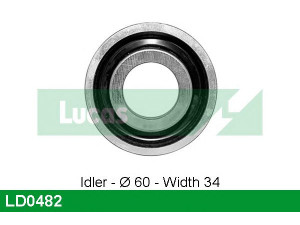 LUCAS ENGINE DRIVE LD0482 įtempiklio skriemulys, paskirstymo diržas
LHV100160, LHV100160A