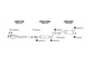 VENEPORTE 010001 išmetimo sistema 
 Išmetimo sistema -> Išmetimo sistema, visa