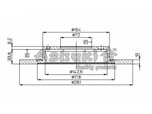 ASHUKI M606-15 stabdžių diskas 
 Dviratė transporto priemonės -> Stabdžių sistema -> Stabdžių diskai / priedai
0 986 478 633/BOSCH, 08.7352.10/BREMBO