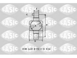 SASIC T773019 remonto komplektas, trauklė
0693778, 0005861433