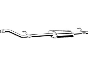 ASMET 02.046 vidurinis duslintuvas 
 Išmetimo sistema -> Duslintuvas
901 490 26 19, 901 490 30 19