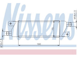 NISSENS 90568 alyvos aušintuvas, variklio alyva 
 Aušinimo sistema -> Radiatorius/alyvos aušintuvas -> Alyvos aušintuvas
650781, 90 194 143, 650781, 90 194 143