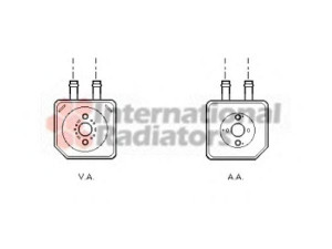 VAN WEZEL 58003086 alyvos aušintuvas, variklio alyva 
 Aušinimo sistema -> Radiatorius/alyvos aušintuvas -> Alyvos aušintuvas
028117021E, 028117021H