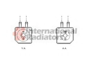 VAN WEZEL 58003086 alyvos aušintuvas, variklio alyva 
 Aušinimo sistema -> Radiatorius/alyvos aušintuvas -> Alyvos aušintuvas
028117021E, 028117021H