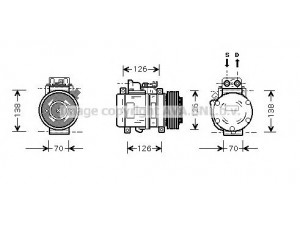 AVA QUALITY COOLING MSK084 kompresorius, oro kondicionierius 
 Oro kondicionavimas -> Kompresorius/dalys
0002300411