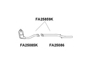 VENEPORTE FA25859K katalizatoriaus keitiklis
7608591