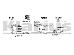 KLARIUS 180398U išmetimo sistema