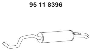 EBERSPÄCHER 95 11 8396 galinis duslintuvas 
 Išmetimo sistema -> Duslintuvas
1J6.253.609 C, 1J6253609AN