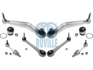 RUVILLE 935037S jungčių komplektas, rato pakaba 
 Ašies montavimas/vairavimo mechanizmas/ratai -> Valdymo svirtis/pasukamosios svirties sujungimas -> Vairo trauklės (valdymo svirtis, išilginis balansyras, diago