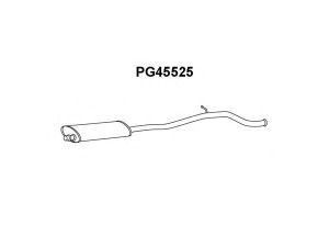 VENEPORTE PG45525 priekinis duslintuvas 
 Išmetimo sistema -> Duslintuvas
171773, 171777, 171783, 171785