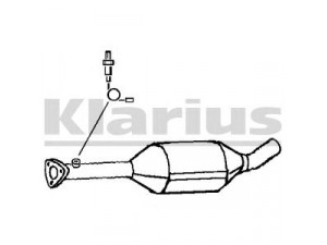 KLARIUS 311723 katalizatoriaus keitiklis 
 Išmetimo sistema -> Katalizatoriaus keitiklis
1022355, 1058843, 1230648, 7M0131701SV