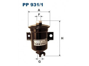 FILTRON PP931/1 kuro filtras 
 Techninės priežiūros dalys -> Papildomas remontas
2330079105, FS122