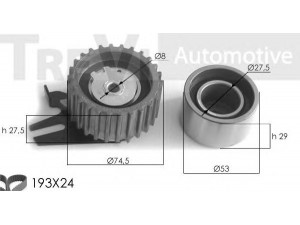 TREVI AUTOMOTIVE KD1106 paskirstymo diržo komplektas 
 Techninės priežiūros dalys -> Papildomas remontas
71736714