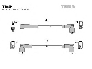 TESLA T195H uždegimo laido komplektas 
 Kibirkšties / kaitinamasis uždegimas -> Uždegimo laidai/jungtys
007901726S