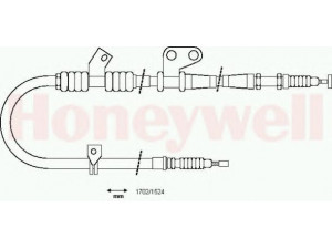 BENDIX 434347B trosas, stovėjimo stabdys 
 Stabdžių sistema -> Valdymo svirtys/trosai
G21344420A, G21344420B, G21344420D