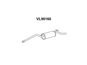 VENEPORTE VL90166 galinis duslintuvas 
 Išmetimo sistema -> Duslintuvas
3246859