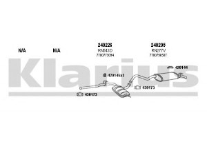 KLARIUS 720327E išmetimo sistema 
 Išmetimo sistema -> Išmetimo sistema, visa