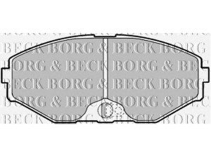 BORG & BECK BBP1598 stabdžių trinkelių rinkinys, diskinis stabdys 
 Techninės priežiūros dalys -> Papildomas remontas
41060-5P690, 410600P690, 410600P691