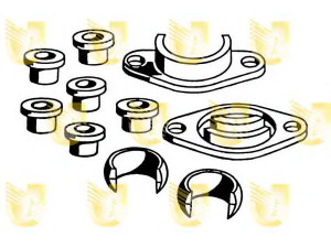 UNIGOM 162004 remonto komplektas, pavarų svirtis 
 Transmisija -> Neautomatinė pavarų dėžė -> Remonto komplektai
171798211