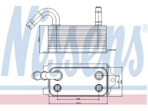 NISSENS 90661 alyvos aušintuvas, automatinė transmisija 
 Transmisija -> Automatinė pavarų dėžė -> Radiatorius
30792231