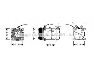 AVA QUALITY COOLING UVK053 kompresorius, oro kondicionierius