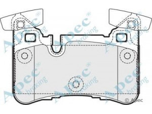 APEC braking PAD1769 stabdžių trinkelių rinkinys, diskinis stabdys 
 Techninės priežiūros dalys -> Papildomas remontas
0054209020, 54209020