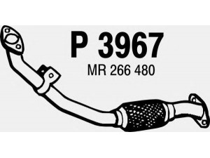 FENNO P3967 išleidimo kolektorius 
 Išmetimo sistema -> Išmetimo vamzdžiai
MR266480