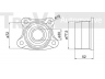 TREVI AUTOMOTIVE WB1441 rato guolio komplektas 
 Ašies montavimas/vairavimo mechanizmas/ratai -> Rato stebulė/montavimas -> Rato guolis
4240933010