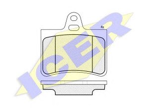 ICER 181407 stabdžių trinkelių rinkinys, diskinis stabdys 
 Techninės priežiūros dalys -> Papildomas remontas
4252.17, 4252.90, 4253.34
