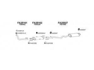 VENEPORTE 250188 išmetimo sistema 
 Išmetimo sistema -> Išmetimo sistema, visa