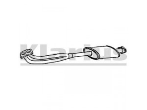 KLARIUS 220233 priekinis duslintuvas 
 Išmetimo sistema -> Duslintuvas
1740172020, 1740173030, 1741072020