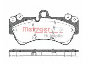 METZGER 0994.00 stabdžių trinkelių rinkinys, diskinis stabdys 
 Techninės priežiūros dalys -> Papildomas remontas
955 351 939 00, 955 351 939 01