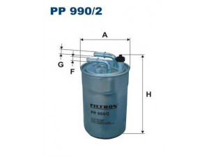 FILTRON PP990/2 kuro filtras 
 Techninės priežiūros dalys -> Papildomas remontas
813070, 93196533, 13 286 584, 93196533