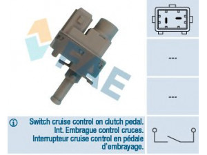 FAE 24830 jungiklis, sankabos valdiklis 
 Komforto sistemos -> Važiavimo režimo programinis reguliatorius
7029405, 93 BB 9C872 BC