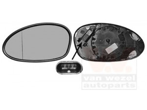 VAN WEZEL 0627865U veidrodėlio stiklas, išorinis veidrodėlis 
 Kėbulas -> Keleivių kabina -> Veidrodėlis
51167132743