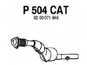 FENNO P504CAT katalizatoriaus keitiklis 
 Išmetimo sistema -> Katalizatoriaus keitiklis
BM90943H, 8200069119, 8200071846