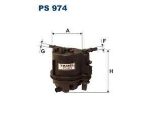 FILTRON PS974 kuro filtras 
 Degalų tiekimo sistema -> Kuro filtras/korpusas
1901 99, 190168, 190170, 190173