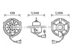 AVA QUALITY COOLING HY8415 elektrovariklis, vidinis pūtiklis 
 Šildymas / vėdinimas -> Orpūtė/dalys
9711122000